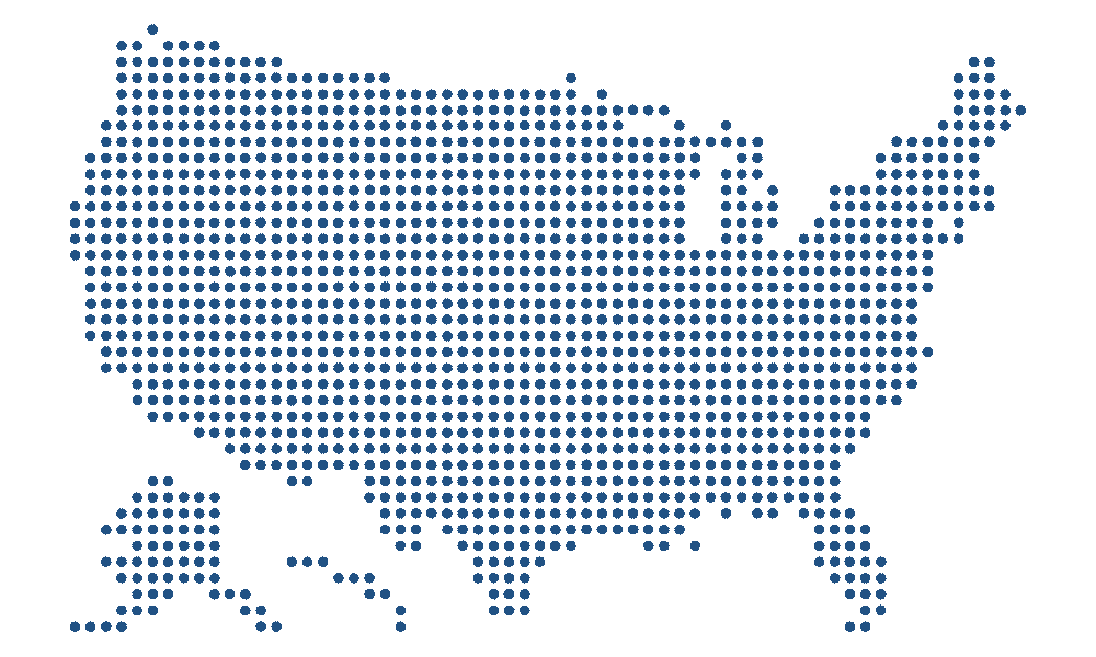 Animated US coverage map